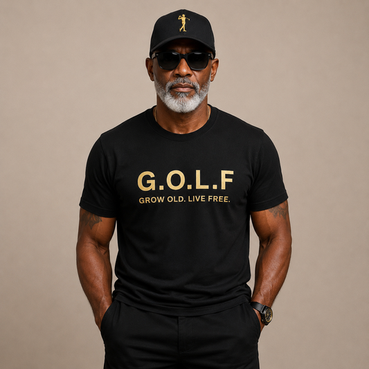 G.O.L.F Signature Tee-Black