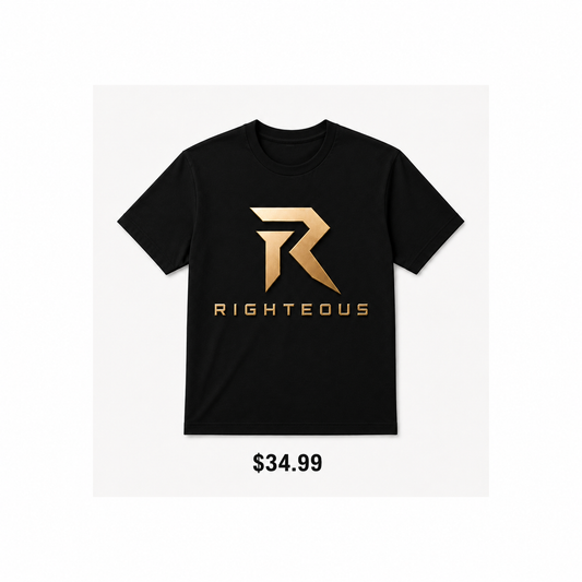 RIGHTEOUS-Black Tee