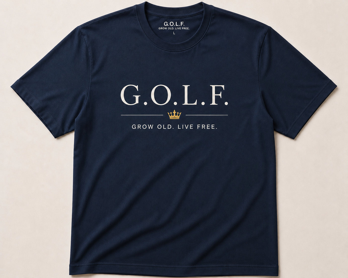 G.O.L.F Signature Tee-navy
