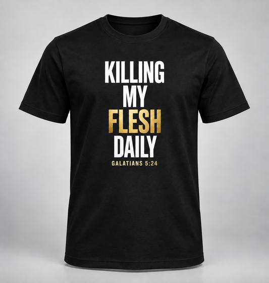 KILLING MY FLESH DAILY/Black Tee