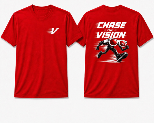 CHASE THE VISION/Red Tee