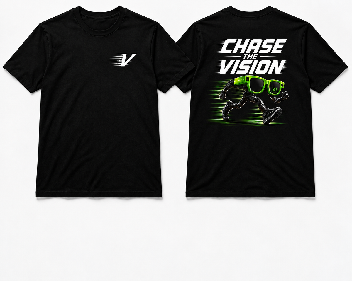 CHASE THE VISION/Black Tee