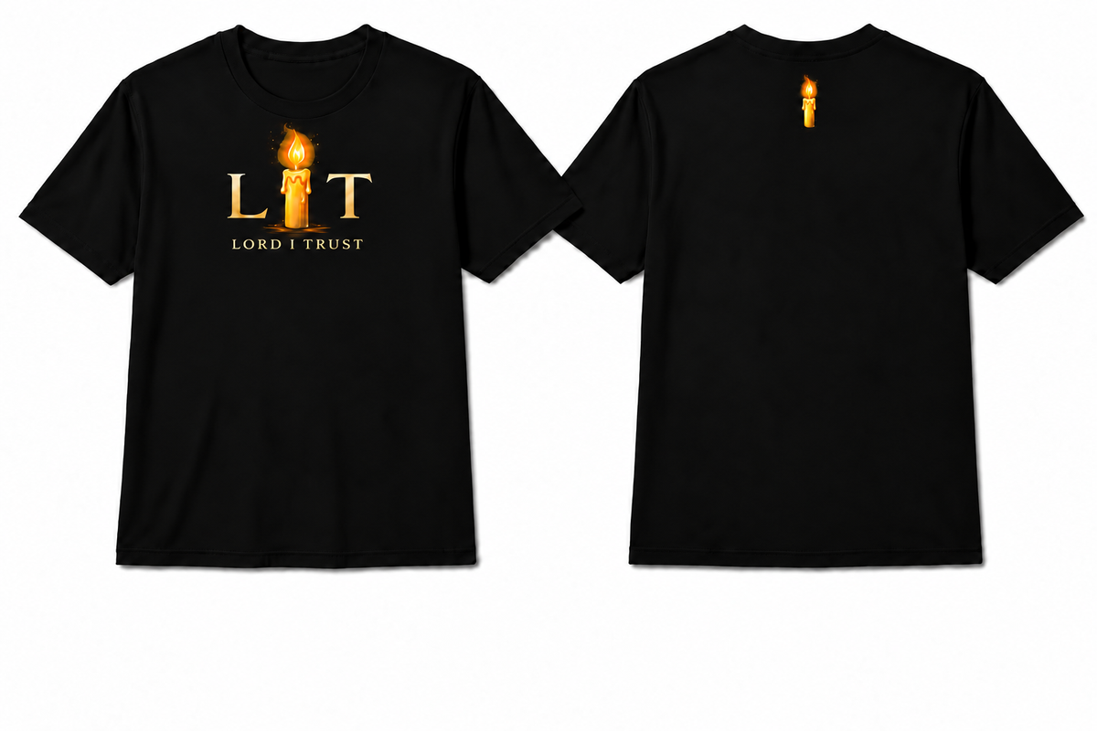 LORD I TRUST/Black LIT Tee