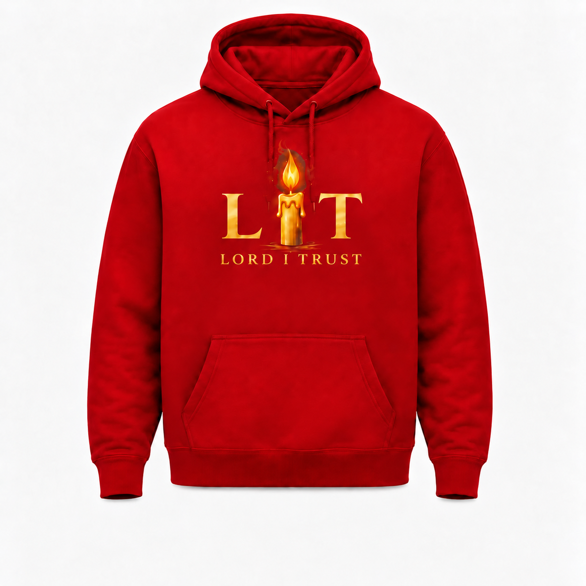 LLRD I TRUST/Red Hoodie