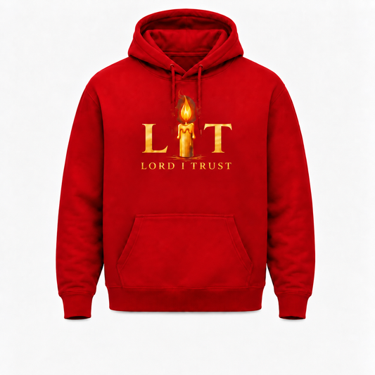 LLRD I TRUST/Red Hoodie