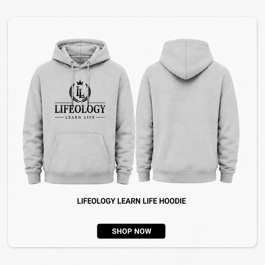 LIFEOLOGY LEARN LIFE Hoodie/Gray