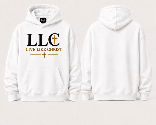 LIVE LIKE CHRIST HOODIE/White