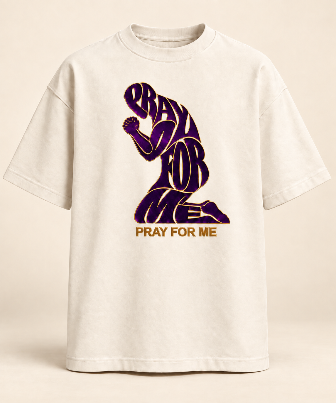 PRAY FOR ME/Cream Tee