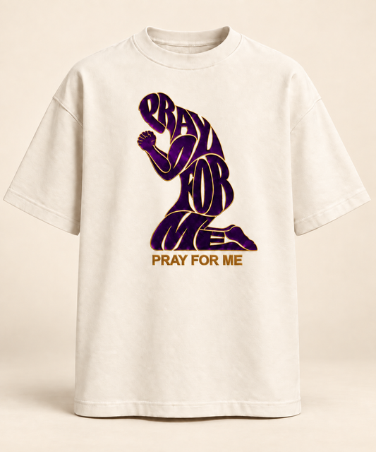 PRAY FOR ME/Cream Tee