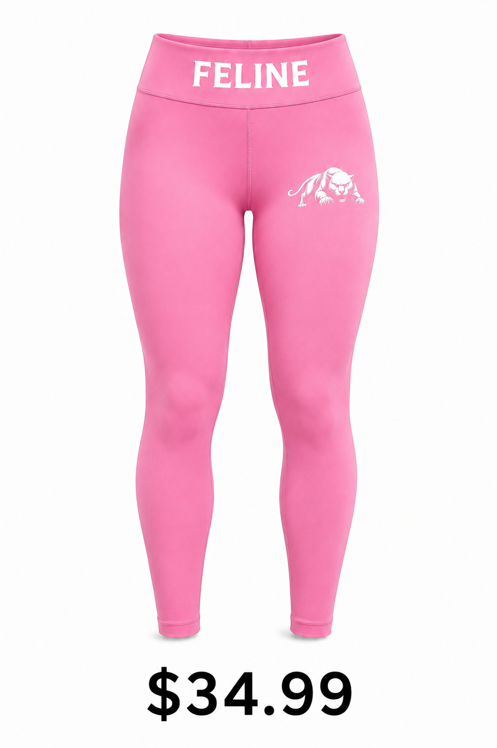 FELINE PERFORMANCE WEAR-Pink Leggings