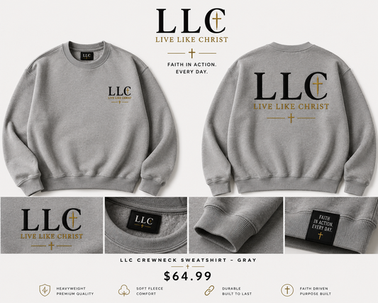 LLC Collection-LIVE LIKE CHRIST Signature Crew Neck Sweater