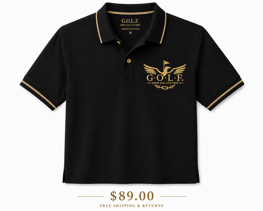 G.O.L.F LUXUXRY-Black Collar Wear