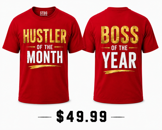 BOSS OF THE YEAR-Red Tee