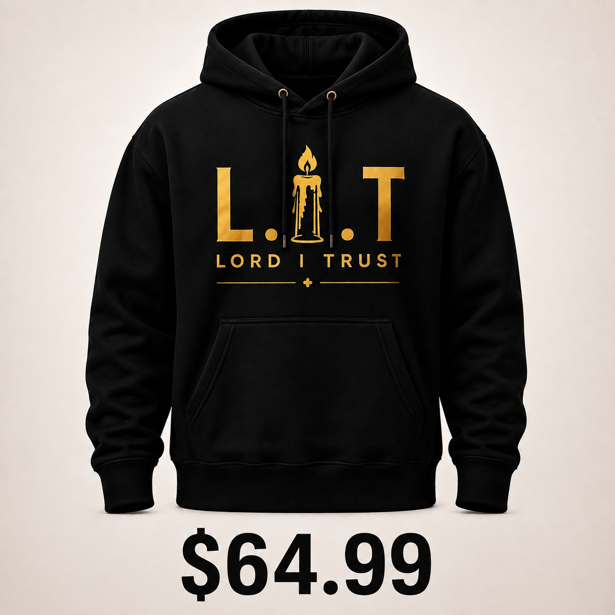 LORD I TRUST-Super LIT (Black Hoodie)